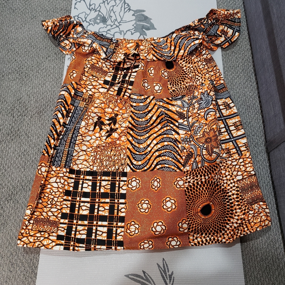 African Wax Print Dress